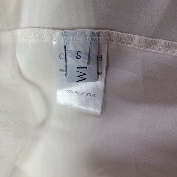 Chicwish Women Floral Print Chiffon Skirt With Elastic Waist & Lining Size Small - Picture 3 of 8